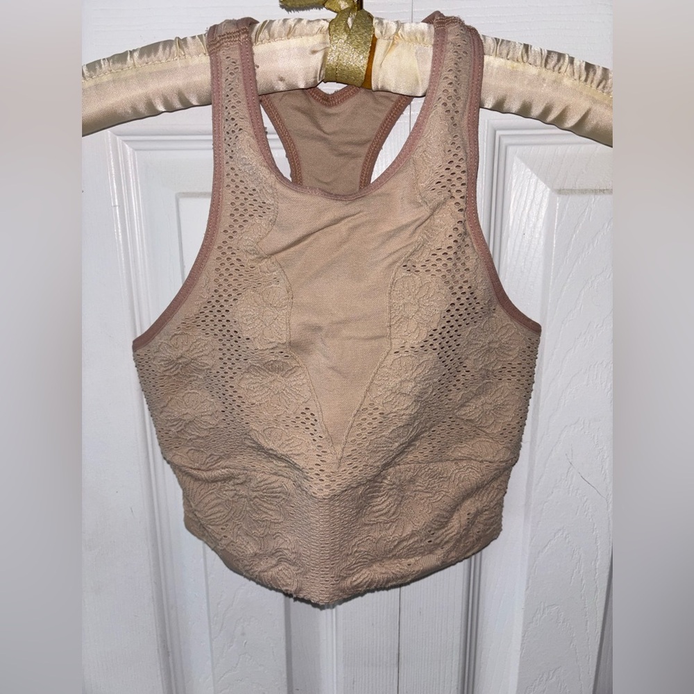 Free People Movement Every Single Time Bra XS/S Beige